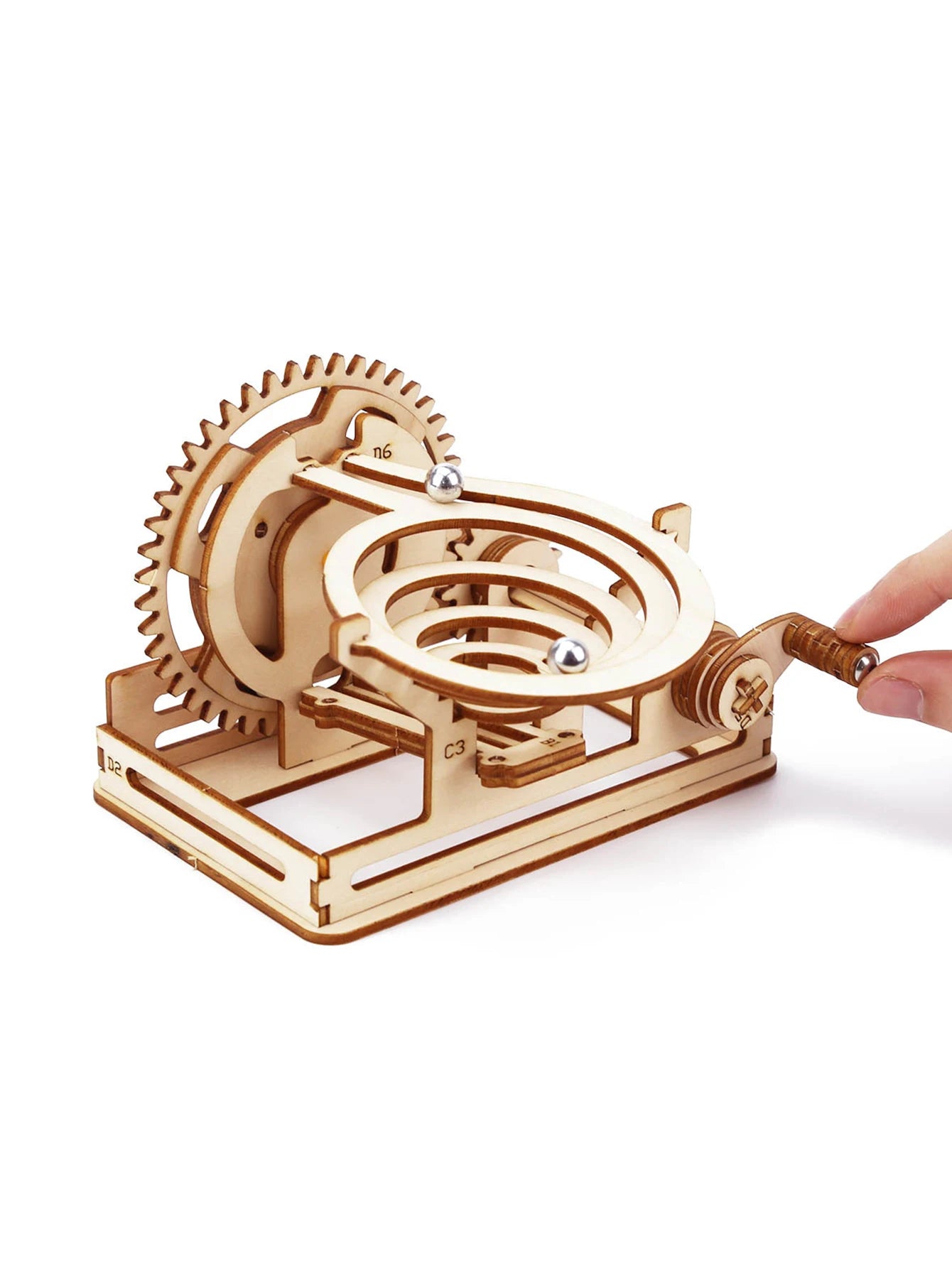 Puzzle 3D en Bois – Modèles Spirale & Climb | Kit Mécanique