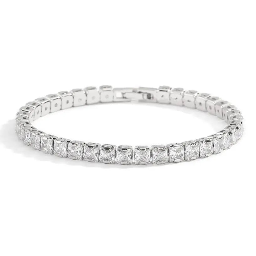 Bracelet Tennis Moissanite D VVS – Argent 925 – Test Diamant – Luxe Femme
