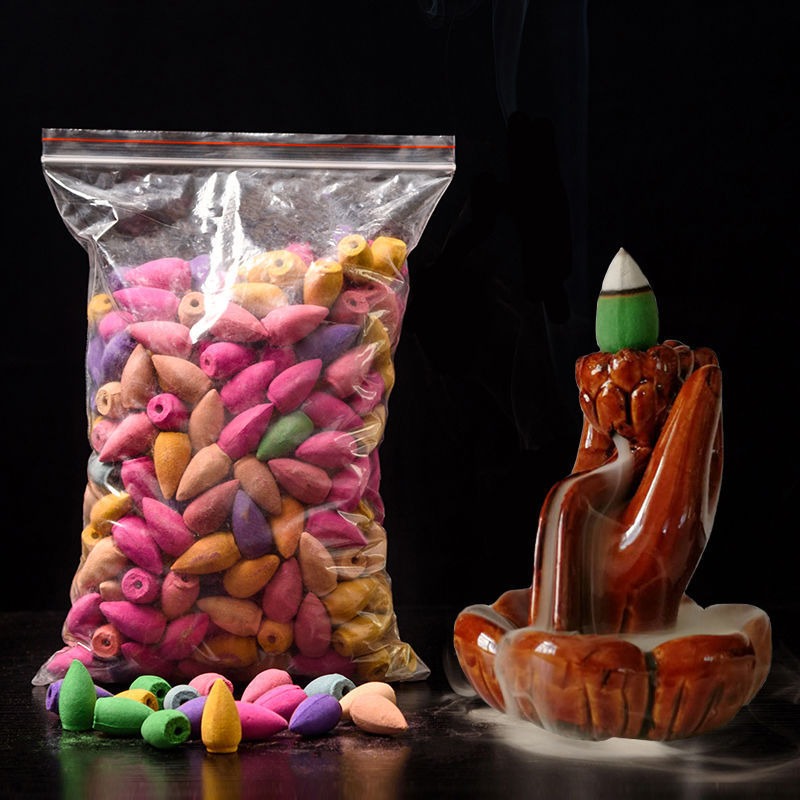 Cônes d’Encens Naturels à Reflux – Cascade de Fumée