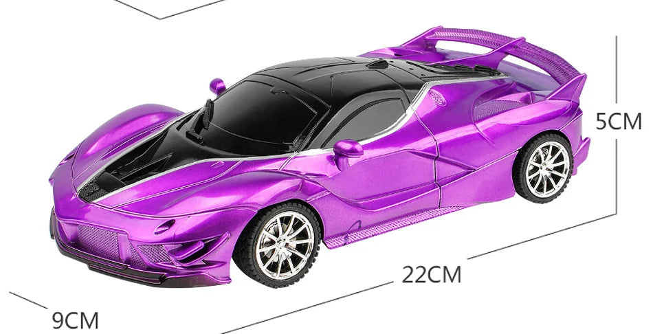 RC Car 2.4G 4CH Remote Control 1:18 With Led Light Sports Cars High Speed Radio Drift Vehicle Racing Boys Girls Toy For Children