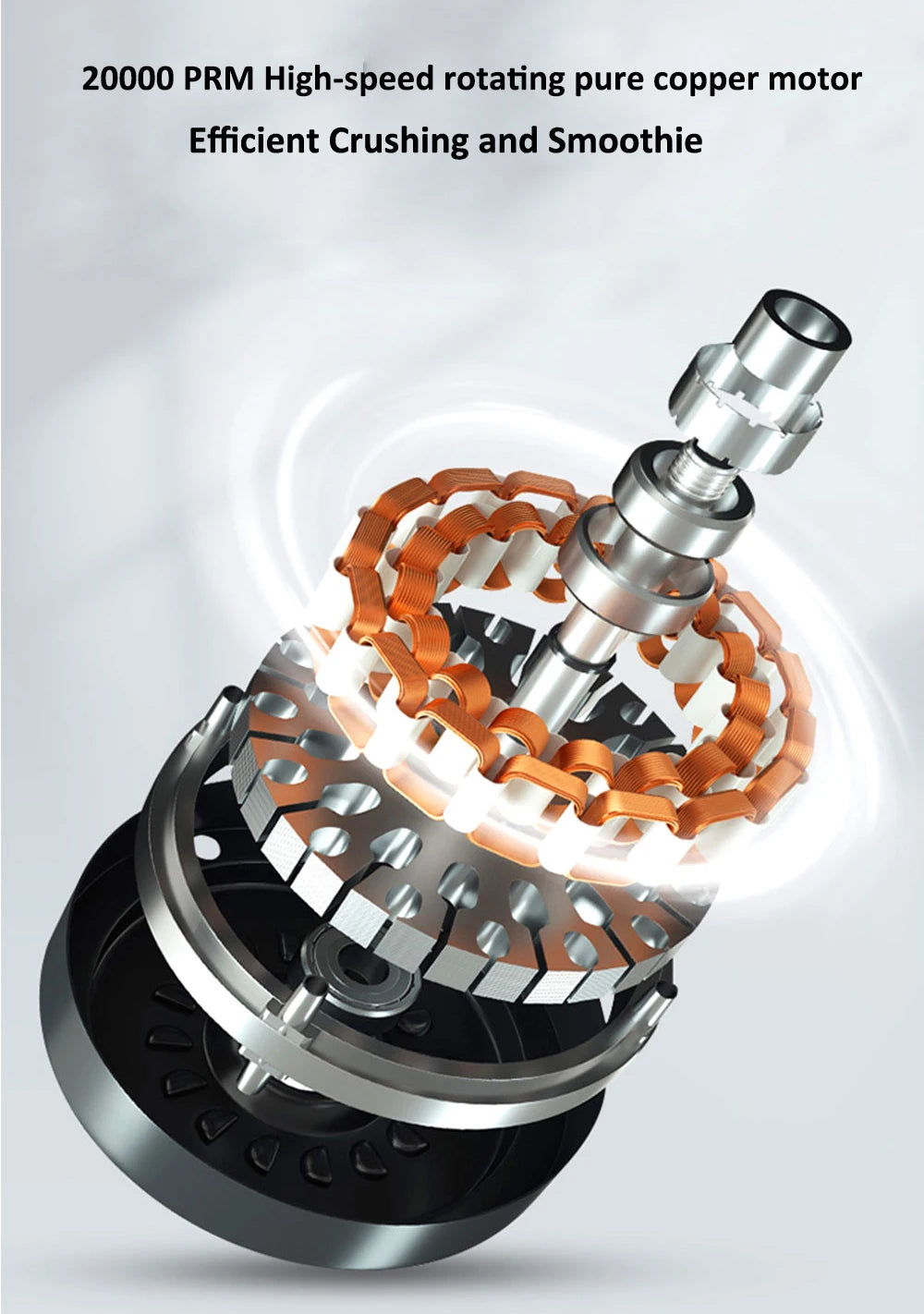 Mini Blender Portable HD-06 – Smoothies & Jus Frais (530 ml)