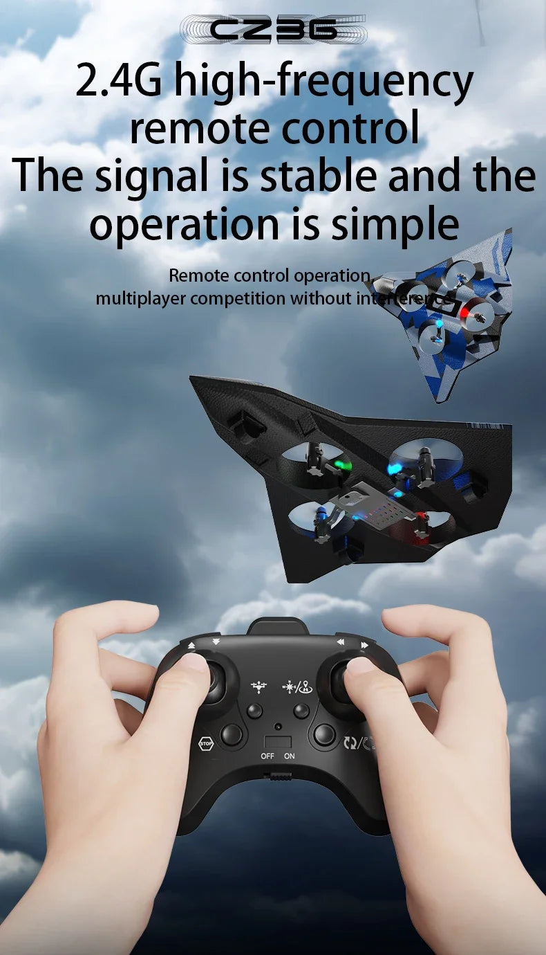 Avion RC en Mousse EPP – Planeur Cascade Électrique, Résistant aux Chocs (CZ01 / CZ36 / K500 Max)