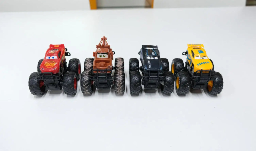 Ensemble de Véhicules Tout-Terrain à Double Inertie – Modèles Miniatures 1:55