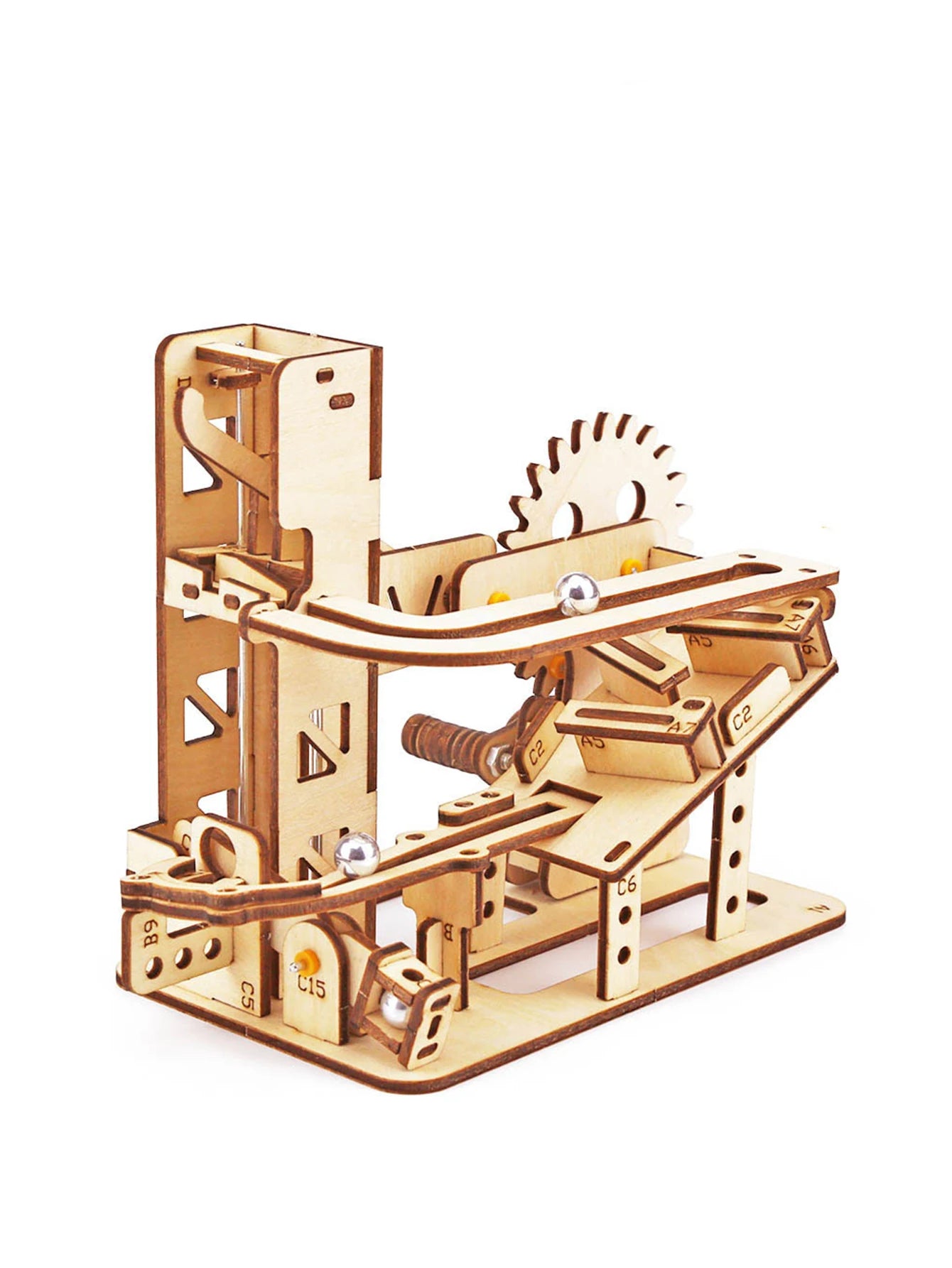 Puzzle 3D en Bois – Modèles Spirale & Climb | Kit Mécanique