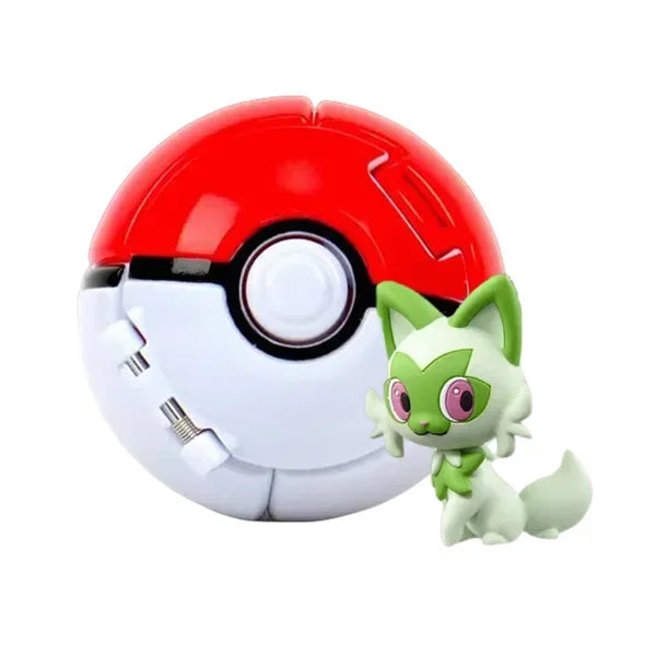Figurines Pokéball Pokémon – Pikachu, Dracaufeu, Gengar, Tortank, etc. (Plusieurs modèles)