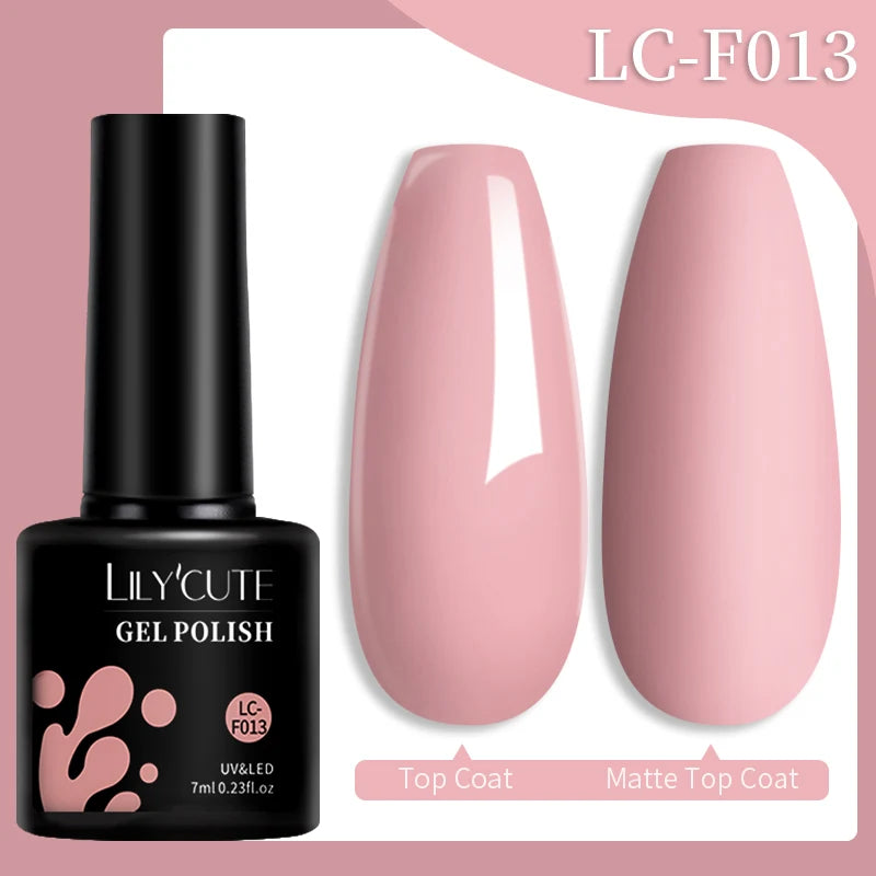 Vernis Gel LILYCUTE 7ml – Brun Foncé Collection Automne/Hiver – Brillance & Élégance Longue Tenue
