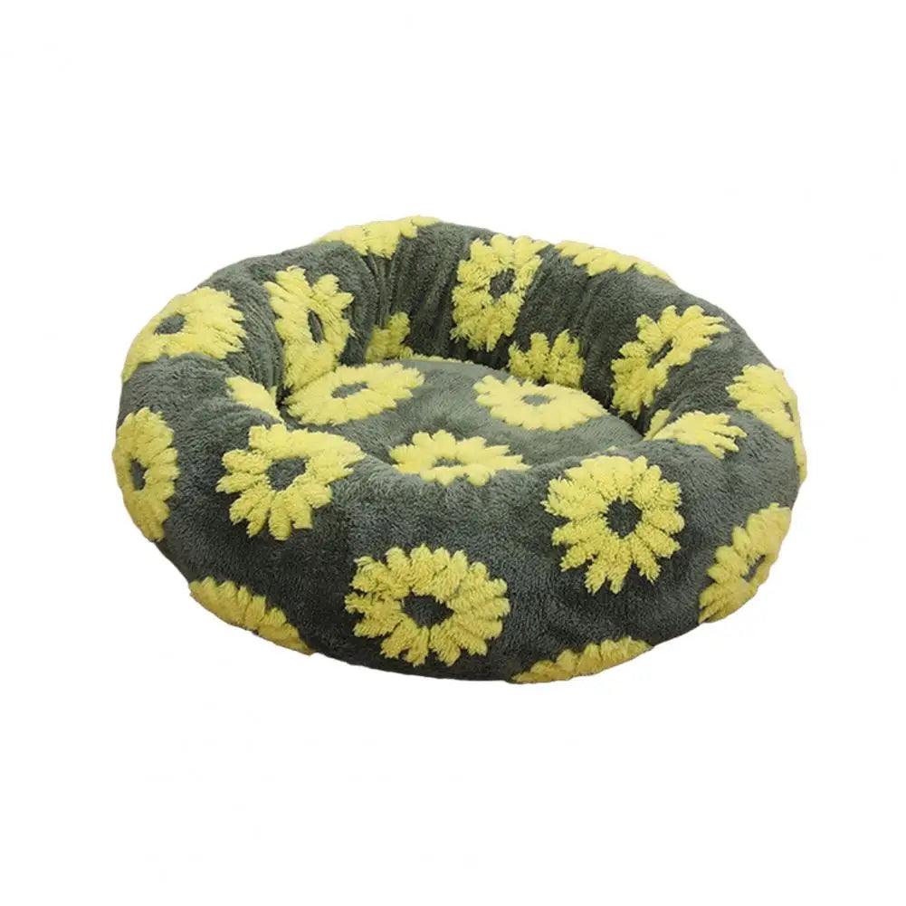 Panier donut apaisant antidérapant pour chien et chat