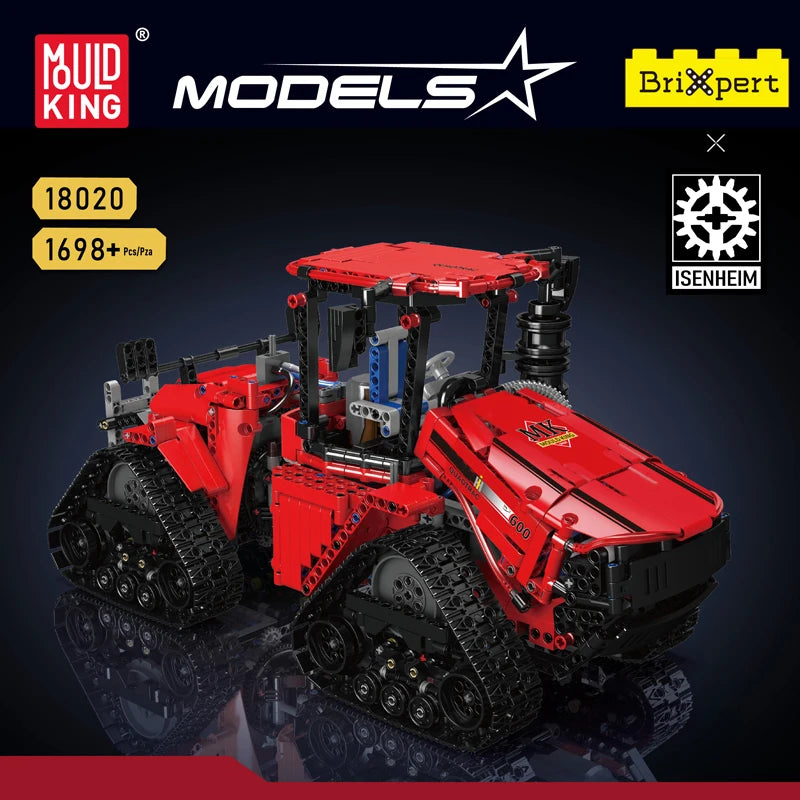 MOULD KING 18020 – Tracteur à Chenilles Pneumatique (APP & RC)