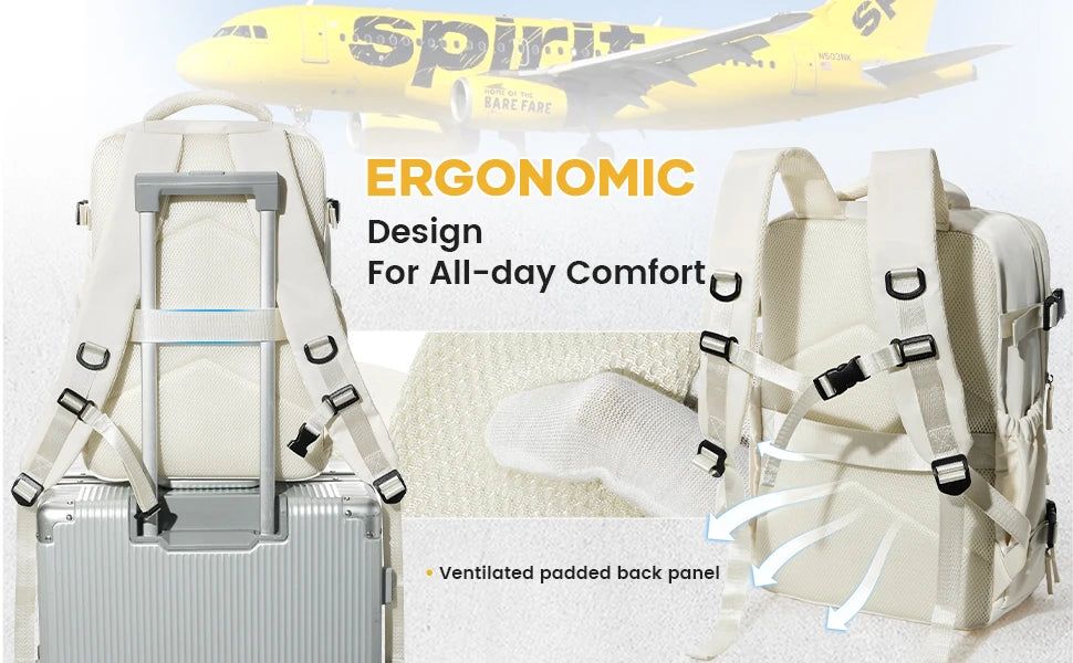 Sac à Dos de Voyage Ryanair 40x20x25 – Compression Sous Vide Air