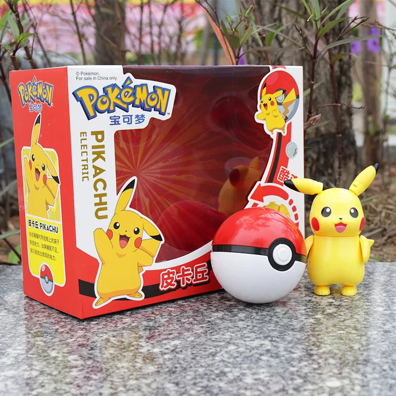 Pokémon – Figurines avec Poké Ball (Plusieurs Modèles – 18 cm)