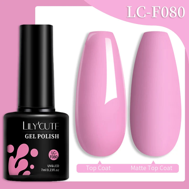 Vernis Gel LILYCUTE 7ml – Brun Foncé Collection Automne/Hiver – Brillance & Élégance Longue Tenue