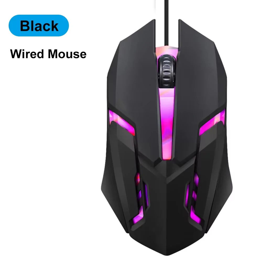 Souris de Jeu Sans Fil Ergonomique RGB – Bluetooth & 2.4G, Rechargeable (6 Boutons)