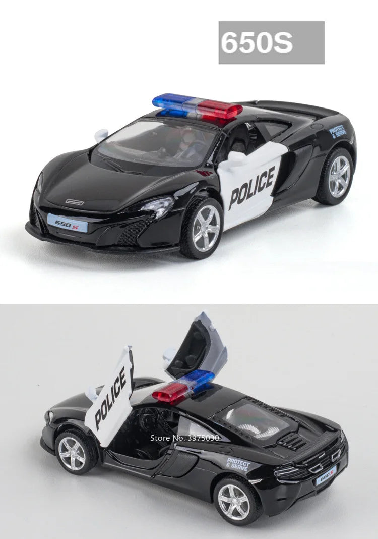 Modèle de Voiture 1:36 en Alliage – Portes Ouvrantes & Fonction Traction