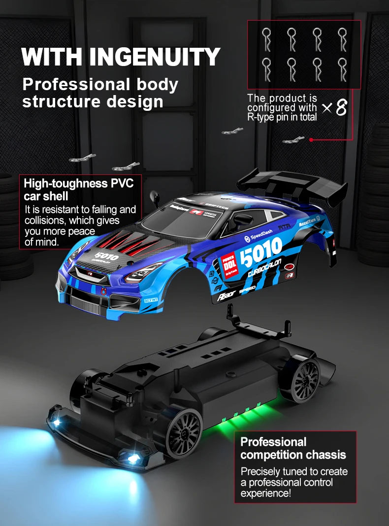 Voiture RC GTR 4WD – Drift Haute Vitesse & Style Compétition