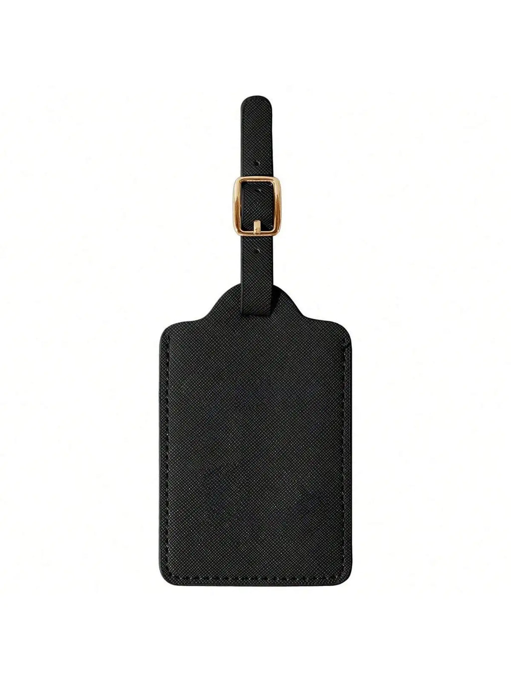 Étiquette de Bagage Personnalisée en Cuir PU – Lettre Initiale A–Z avec Protection Confidentialité