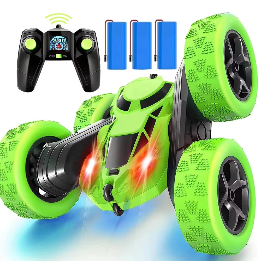 Voiture Cascade RC Double Face – 360° Rotation, 2.4GHz, Off-Road – Enfants & Adultes