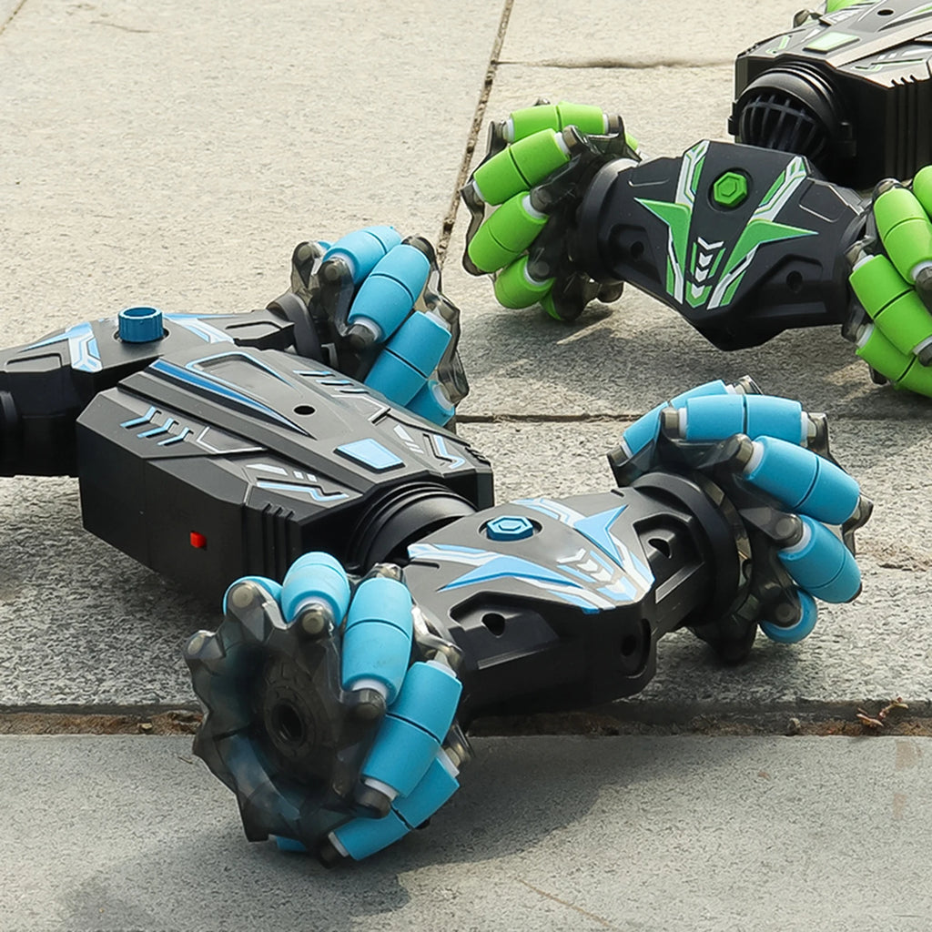 Voiture Cascadeur Télécommandée 2.4GHz – Déformable, Tout-Terrain, Geste & Pulvérisation