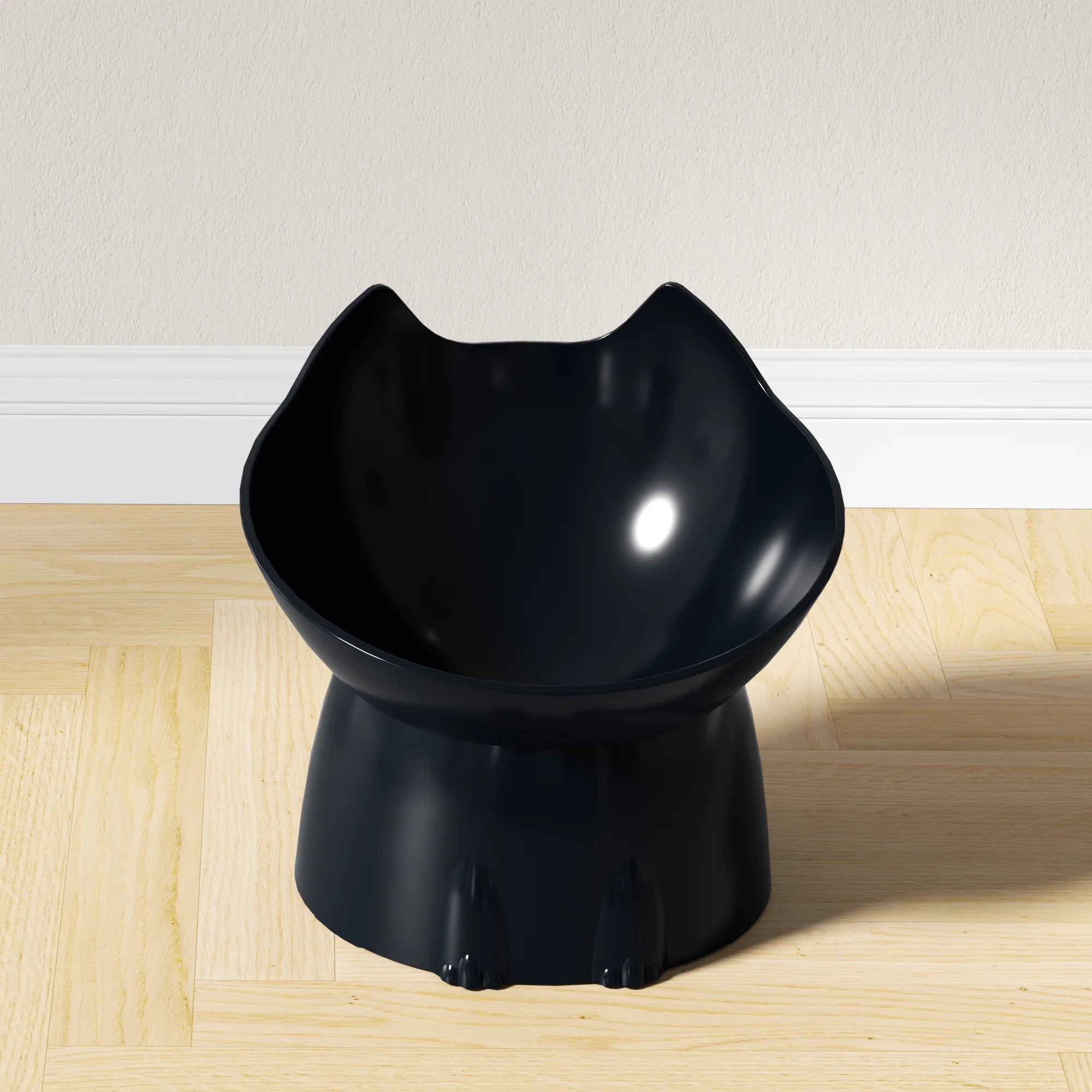 Gamelle surélevée inclinée pour chat — anti-renversement, confort cervical