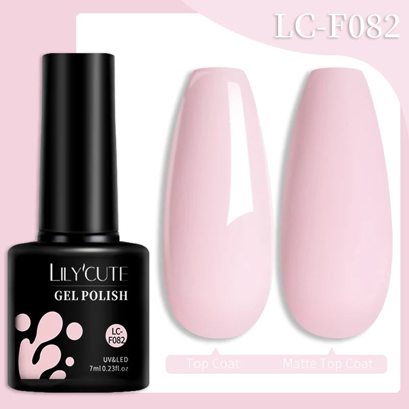 Vernis Gel LILYCUTE 7ml – Brun Foncé Collection Automne/Hiver – Brillance & Élégance Longue Tenue