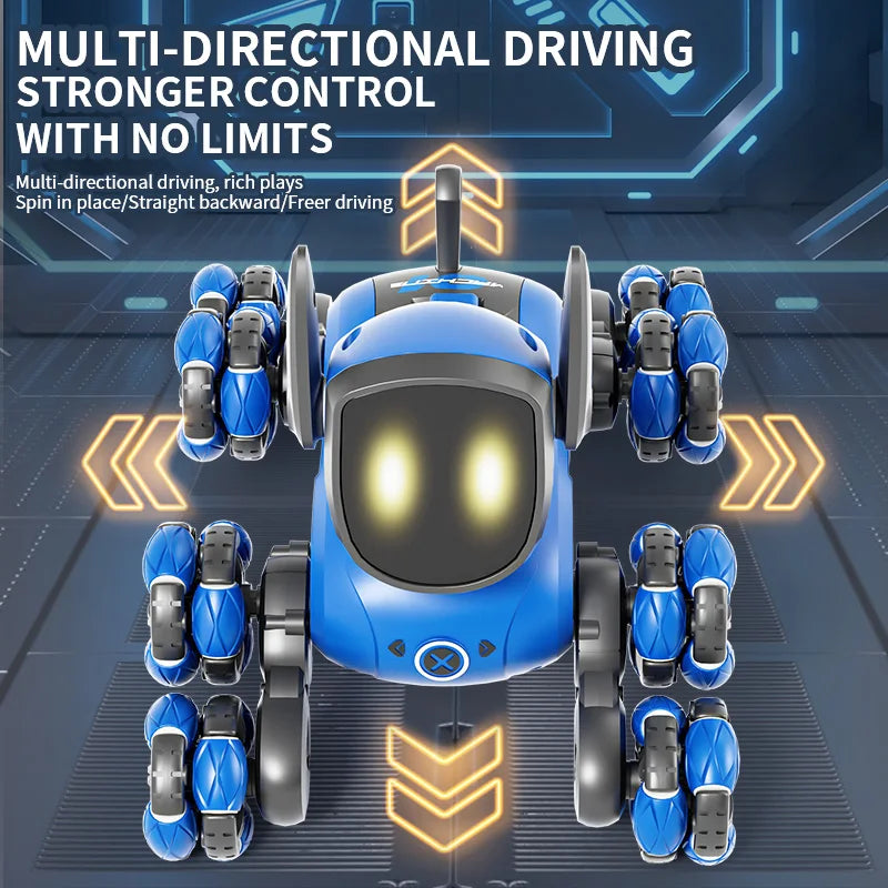 JJRC Q200 – Voiture RC Acrobatique 8 Roues à Détection Gestuelle & Commande Vocale