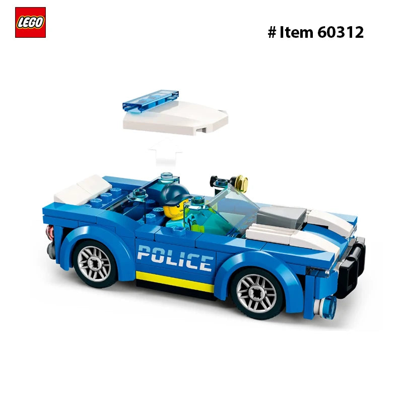 LEGO 60312 – Voiture de Police City | Avec Figurine d’Officier | Jouet Construction 5+
