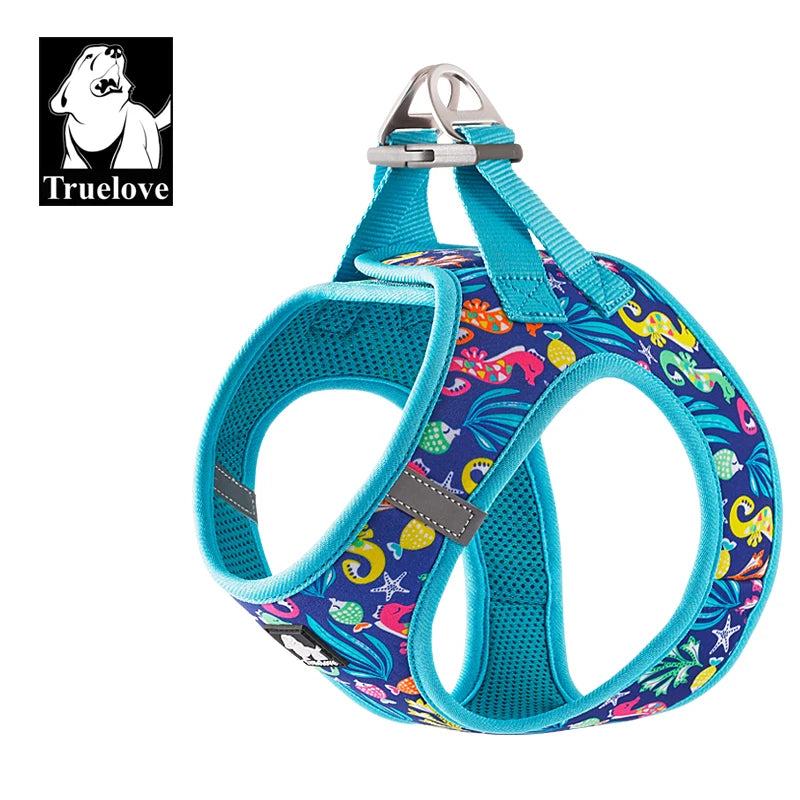 Harnais Truelove en mesh respirant anti-traction pour chien