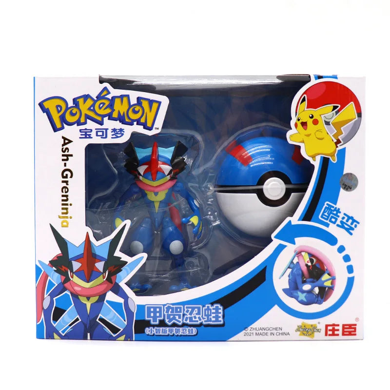 Pokémon – Figurines avec Poké Ball (Plusieurs Modèles – 18 cm)