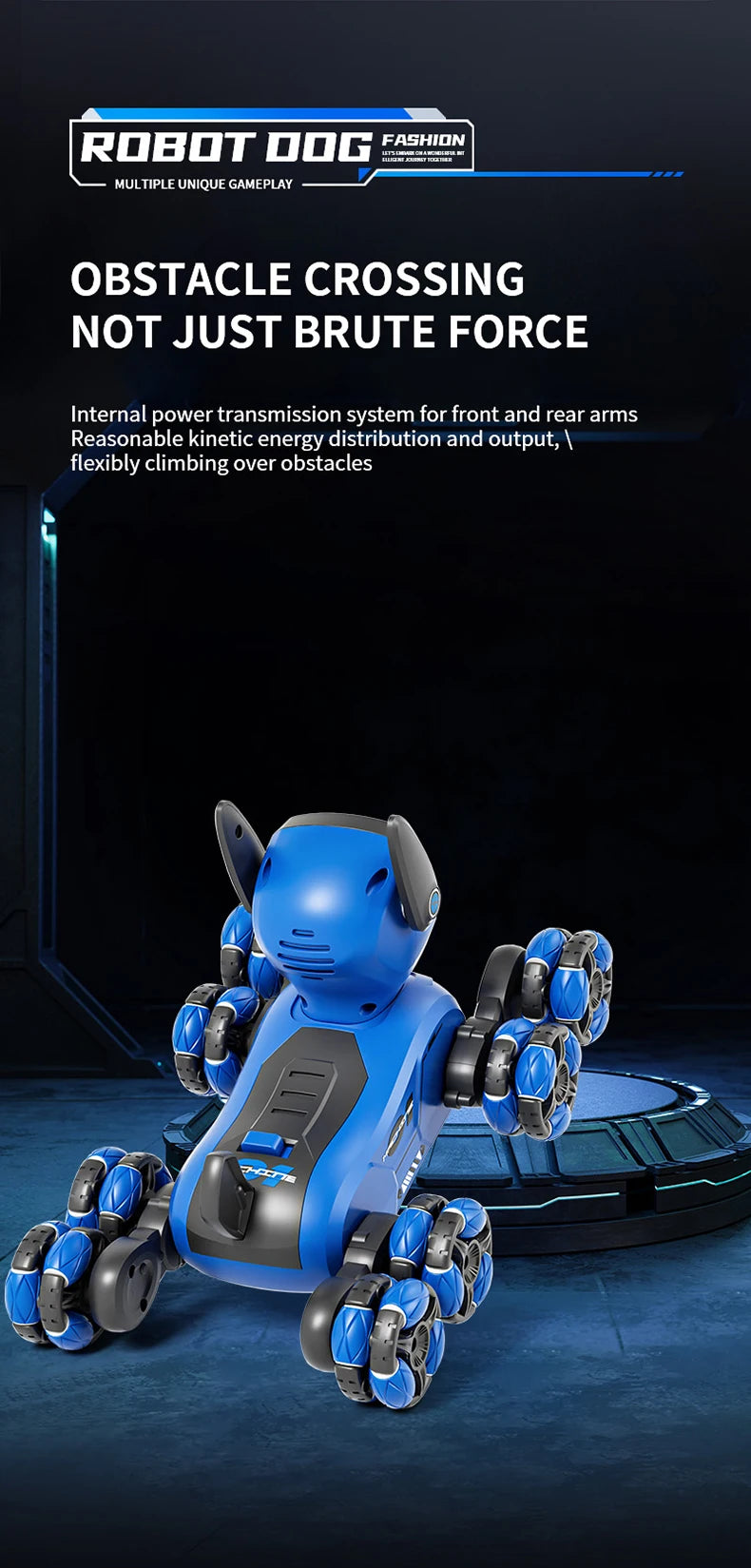 JJRC Q200 – Voiture RC Acrobatique 8 Roues à Détection Gestuelle & Commande Vocale