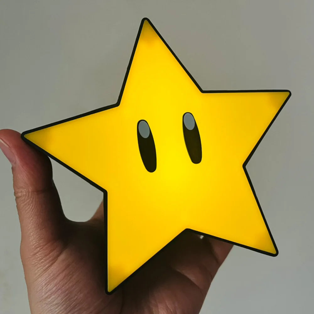 Veilleuse LED Super Star – Lampe 3D USB • Cadeau de Noël