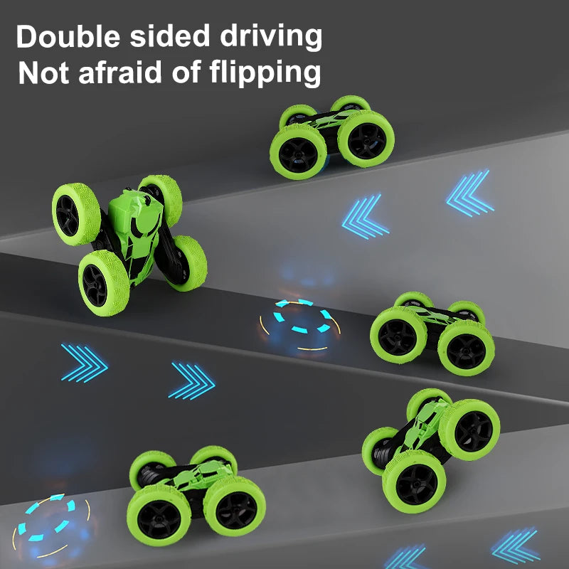 Voiture Cascade RC Double Face – 360° Rotation, 2.4GHz, Off-Road – Enfants & Adultes