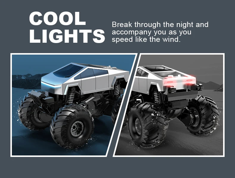 Véhicule Tout-Terrain Amphibie RC – 4x4 Télécommandé pour Enfants