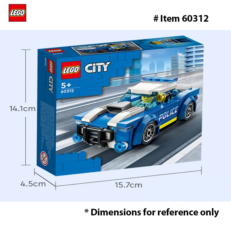 LEGO 60312 – Voiture de Police City | Avec Figurine d’Officier | Jouet Construction 5+