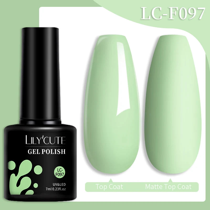 Vernis Gel LILYCUTE 7ml – Brun Foncé Collection Automne/Hiver – Brillance & Élégance Longue Tenue