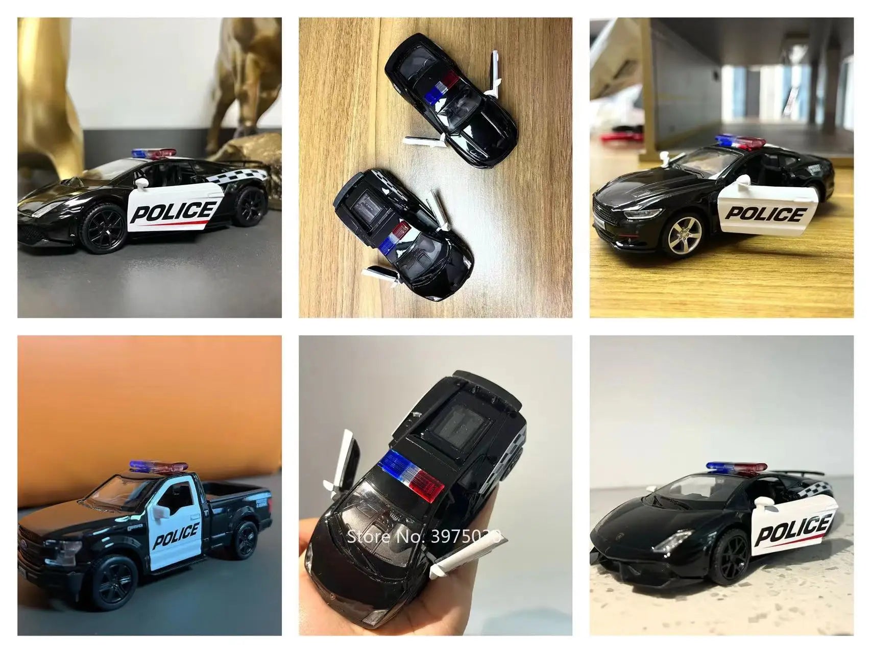 Modèle de Voiture 1:36 en Alliage – Portes Ouvrantes & Fonction Traction