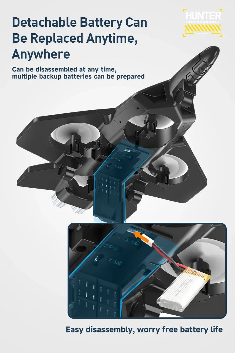 Avion RC en Mousse EPP – Planeur Cascade Électrique, Résistant aux Chocs (CZ01 / CZ36 / K500 Max)