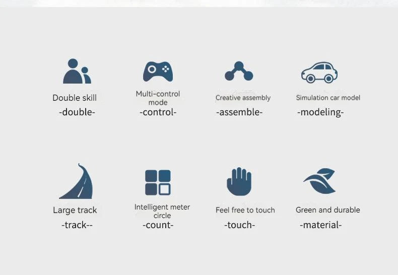 Voiture de Course sur Piste Télécommandée – Grande Aventure Compétition (Set 1:24)