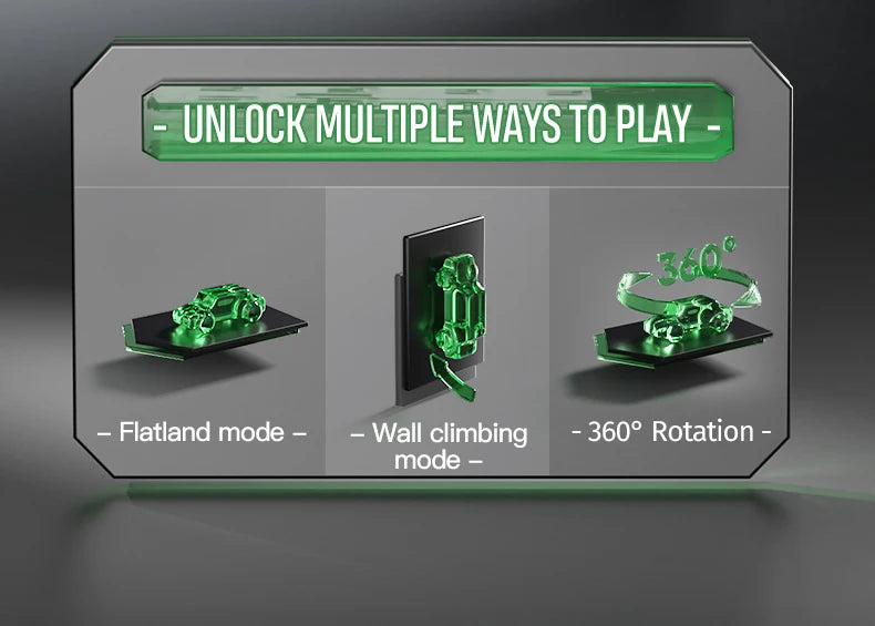 Voiture d’Escalade Murale 4WD – Capteur Infrarouge & Télécommande – Race Car Anti-Gravité