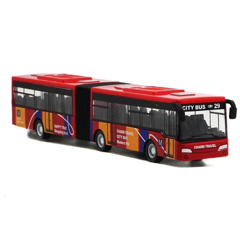 Bus de Ville 1:64 en Alliage – Modèle Express Urbain Rétractable