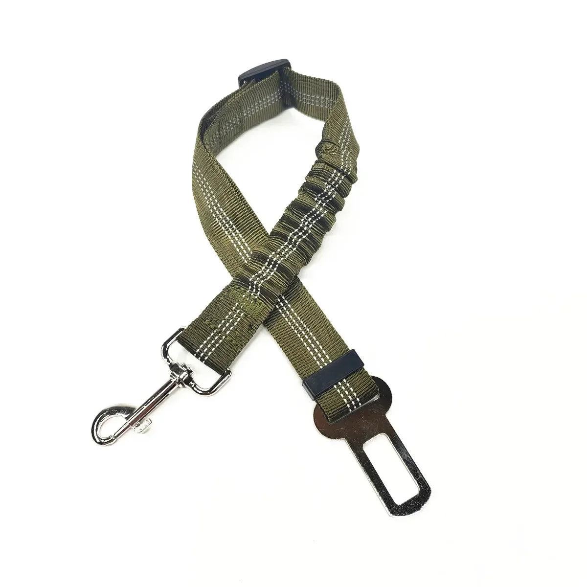 Ceinture de sécurité voiture réglable pour chien — attache harnais