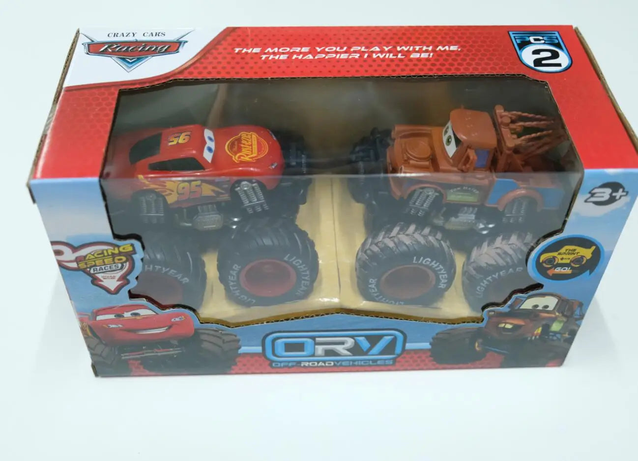 Ensemble de Véhicules Tout-Terrain à Double Inertie – Modèles Miniatures 1:55