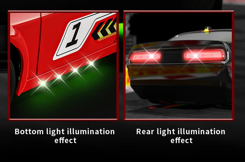 KF27 – Voiture RC Drift 4x4 1:20 avec LED Haute Vitesse