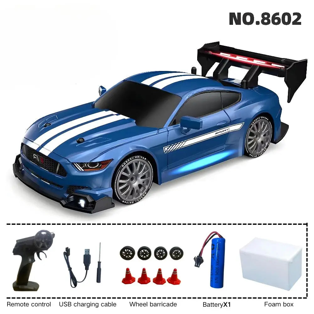 Voiture RC Drift 1:24 – Mustang 4WD & Modèles Sport