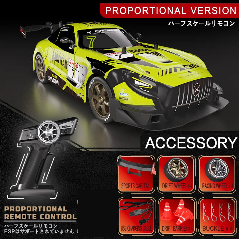 Voiture Télécommandée RC Pro 4x4 – GTR Haute Vitesse