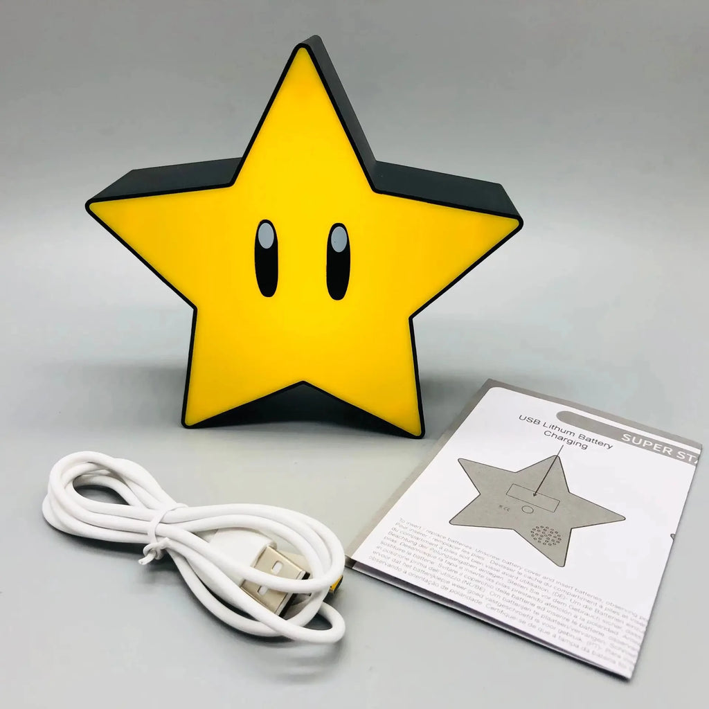 Veilleuse LED Super Star – Lampe 3D USB • Cadeau de Noël