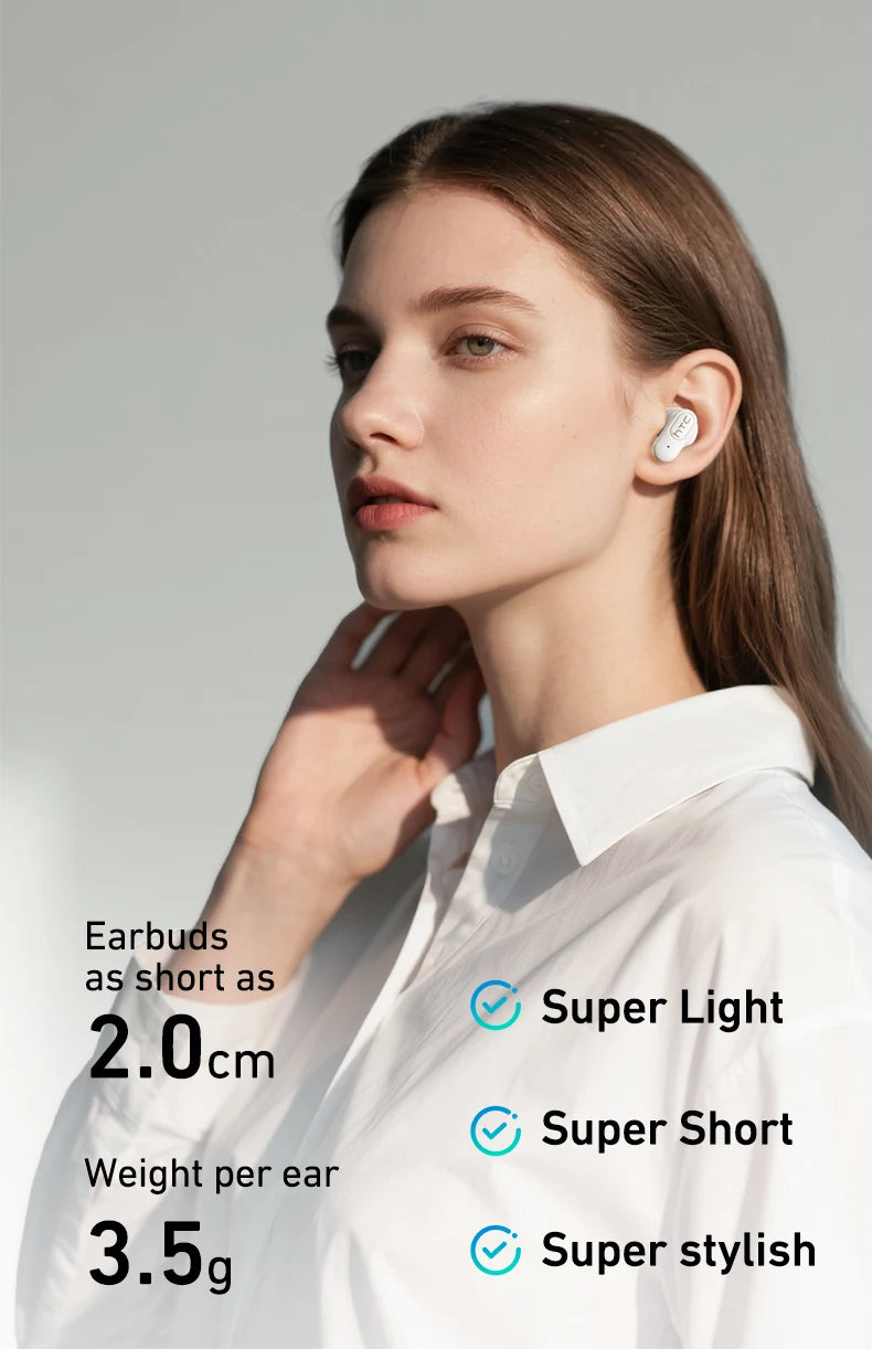 HTC NE51 – Écouteurs Bluetooth TWS Traducteur AI Ultra-Légers