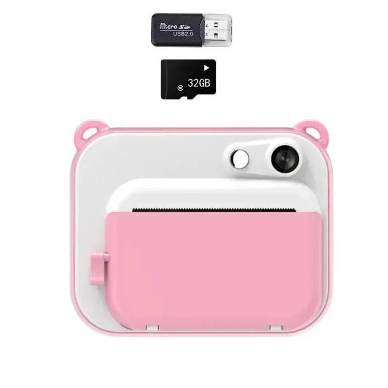 Appareil Photo Instantané Enfants – Impression & Vidéo HD 1080P (Fille & Garçon)