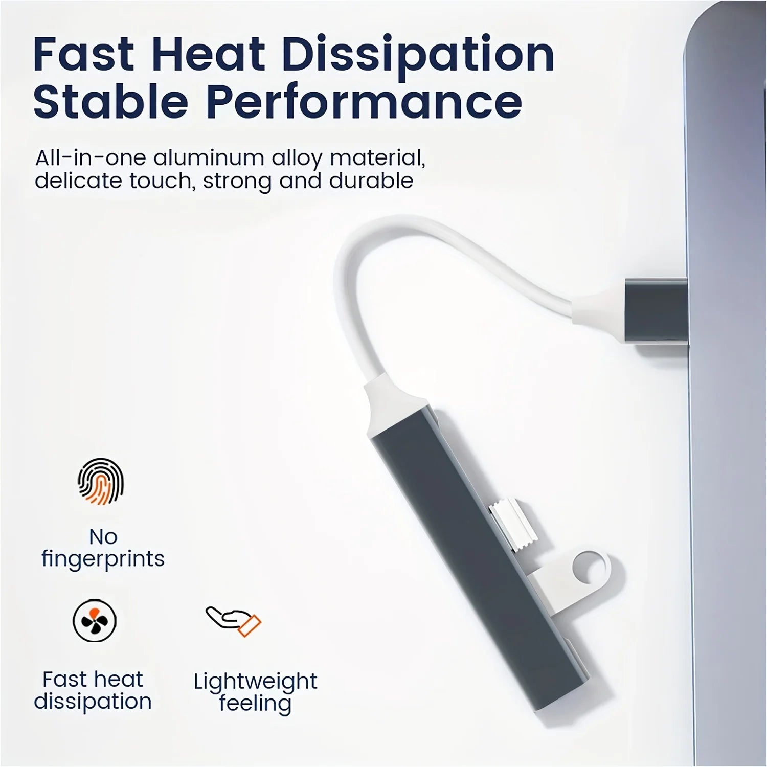 Adaptateur USB-C Hub 4 Ports OTG – Multi-Splitter pour MacBook, PC & Smartphones