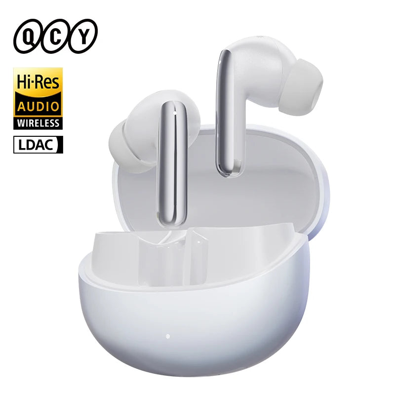 QCY MeloBuds Pro – Écouteurs Sans Fil ANC 46dB | LDAC Hi-Res | 34h d’Autonomie
