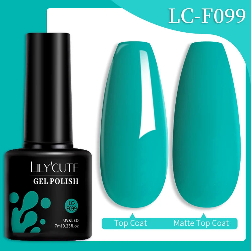 Vernis Gel LILYCUTE 7ml – Brun Foncé Collection Automne/Hiver – Brillance & Élégance Longue Tenue