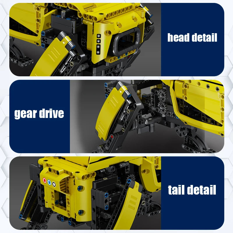 Mould King 15066 / 15067 – Robot Technique Motorisé RC “AlphaDog”